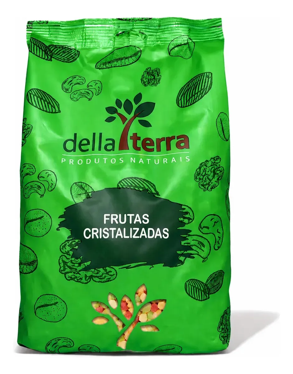 Frutas Cristalizadas 1kg - Della Terra