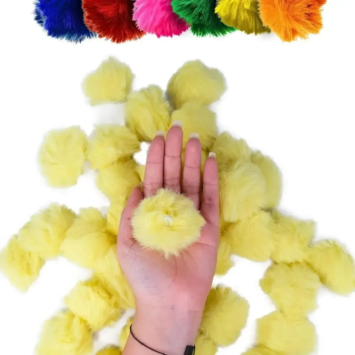Pompom - Pelúcia 50 Mm - 50 Unidades - Nybc Cor 104