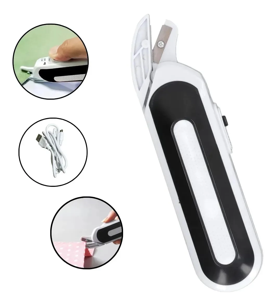 Tesoura De Costura Portátil A Pilha Importway Branco