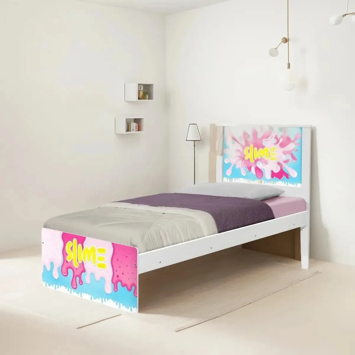 Cama Juvenil Massinha Meninas Branco