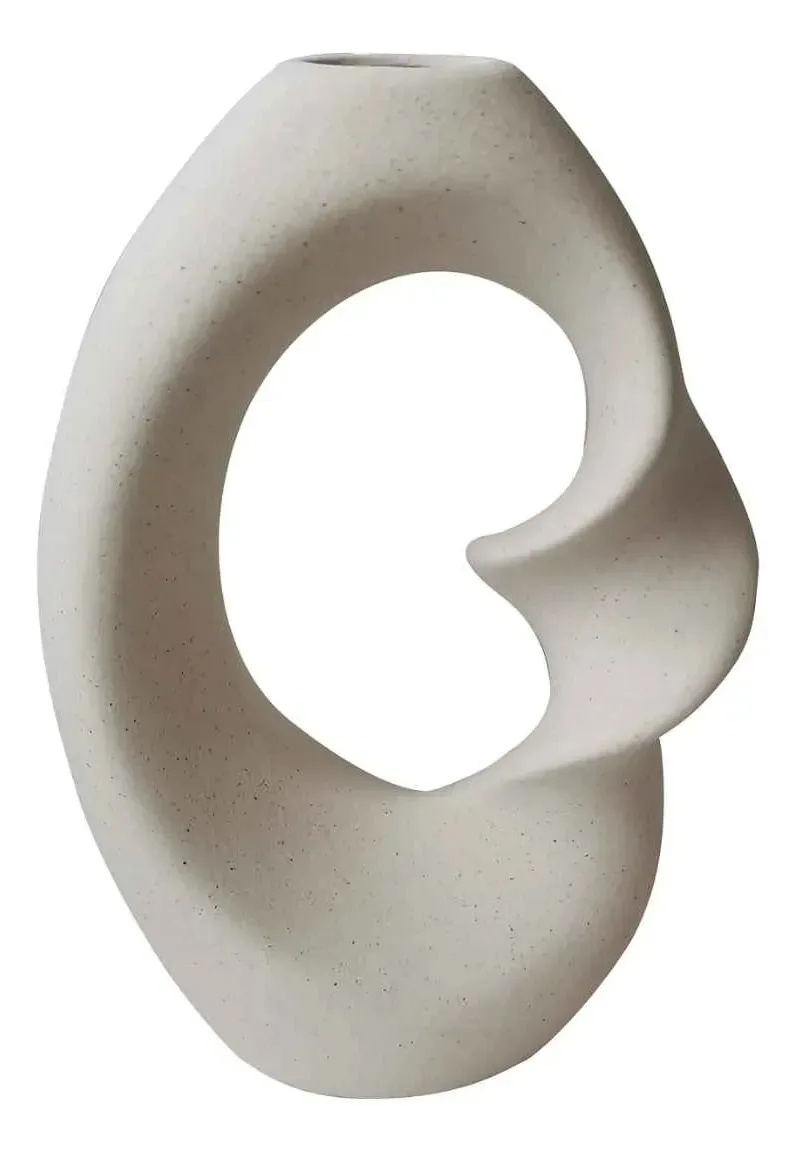 Adorno Decoração Casa Minimalista Escultura Sofisticada 21cm