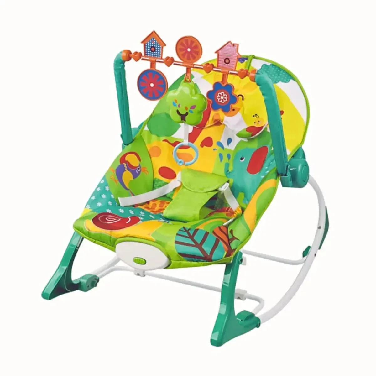Cadeira De Descanso E Balanço Bebê Musical Girafa Baby Bear®