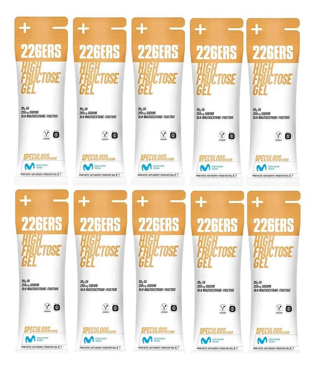 Kit Com 10 Sachês Gel 226ers High Fructose 80 Gramas Sabor Speculoos
