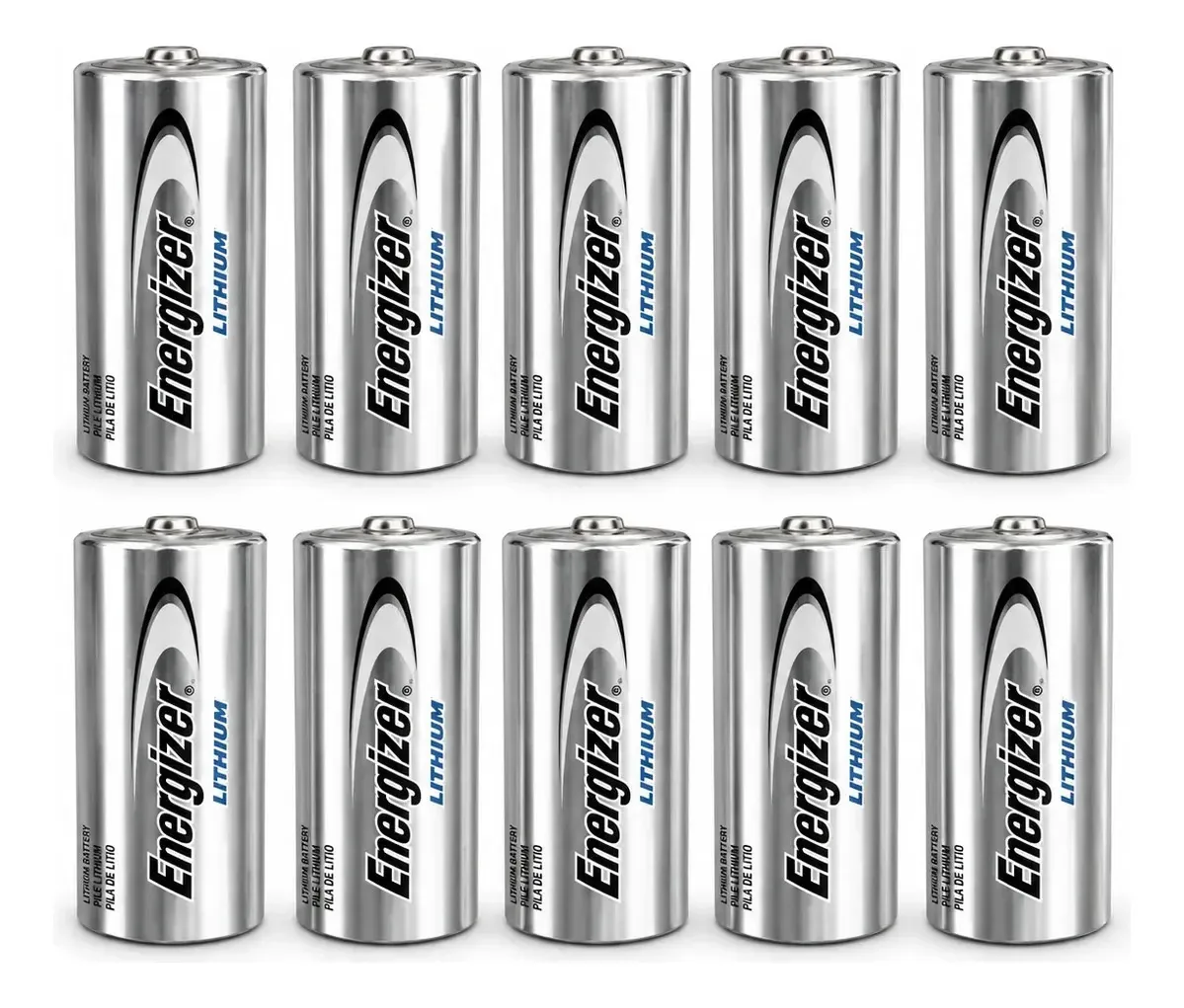 Kit 10 Pilhas Energizer 123 Lithium 3v Cr123a