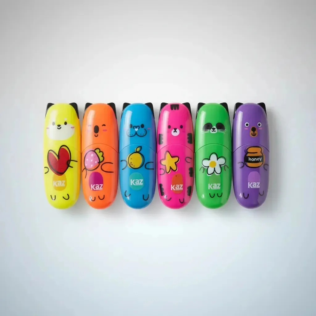 Marca Texto Bichinhos Fofos Material Escolar