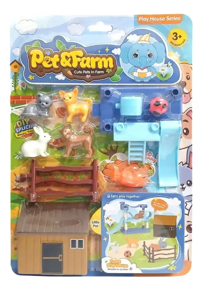 Kit Fazendinha Infantil Ehm0101 Domni