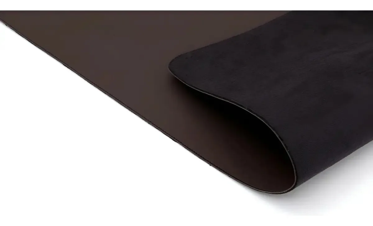 Desk Pad Feroz Wf 90x45 Porta Copo, Chaves E Cor Café