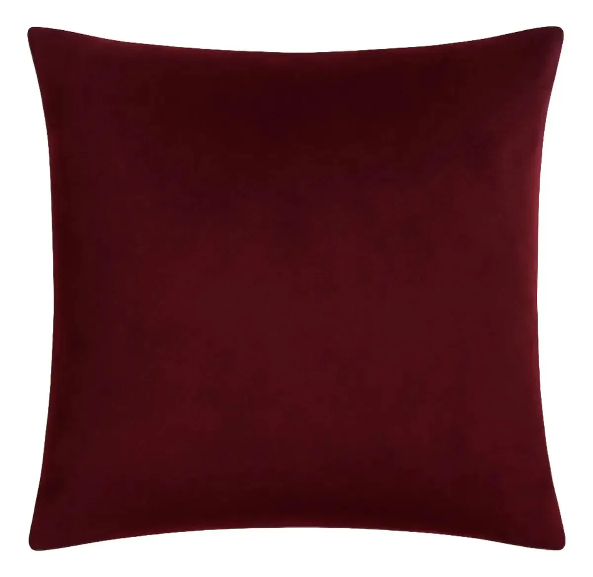 Kit 04uni Almofadas Quadradas Veludo Acaso Decor 45x45cm Vinho Aveludado