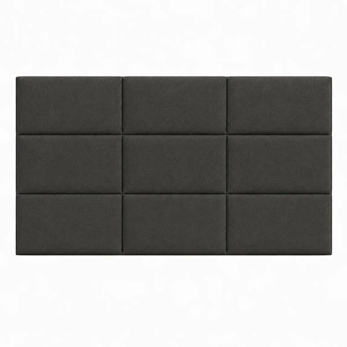 Cabeceira Estofada Solteiro Para Cama Box, Linho Grafite – Modelar Casa