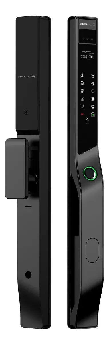 Fechadura Digital Biometrica Facial Senha E Cartao Smart