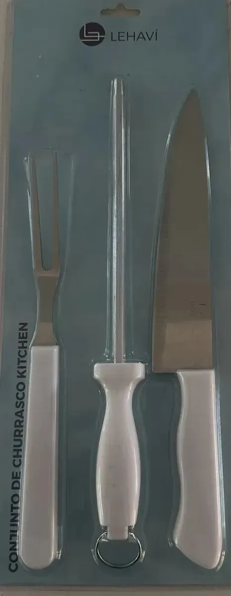 Conjunto Churrasco 3 Peças