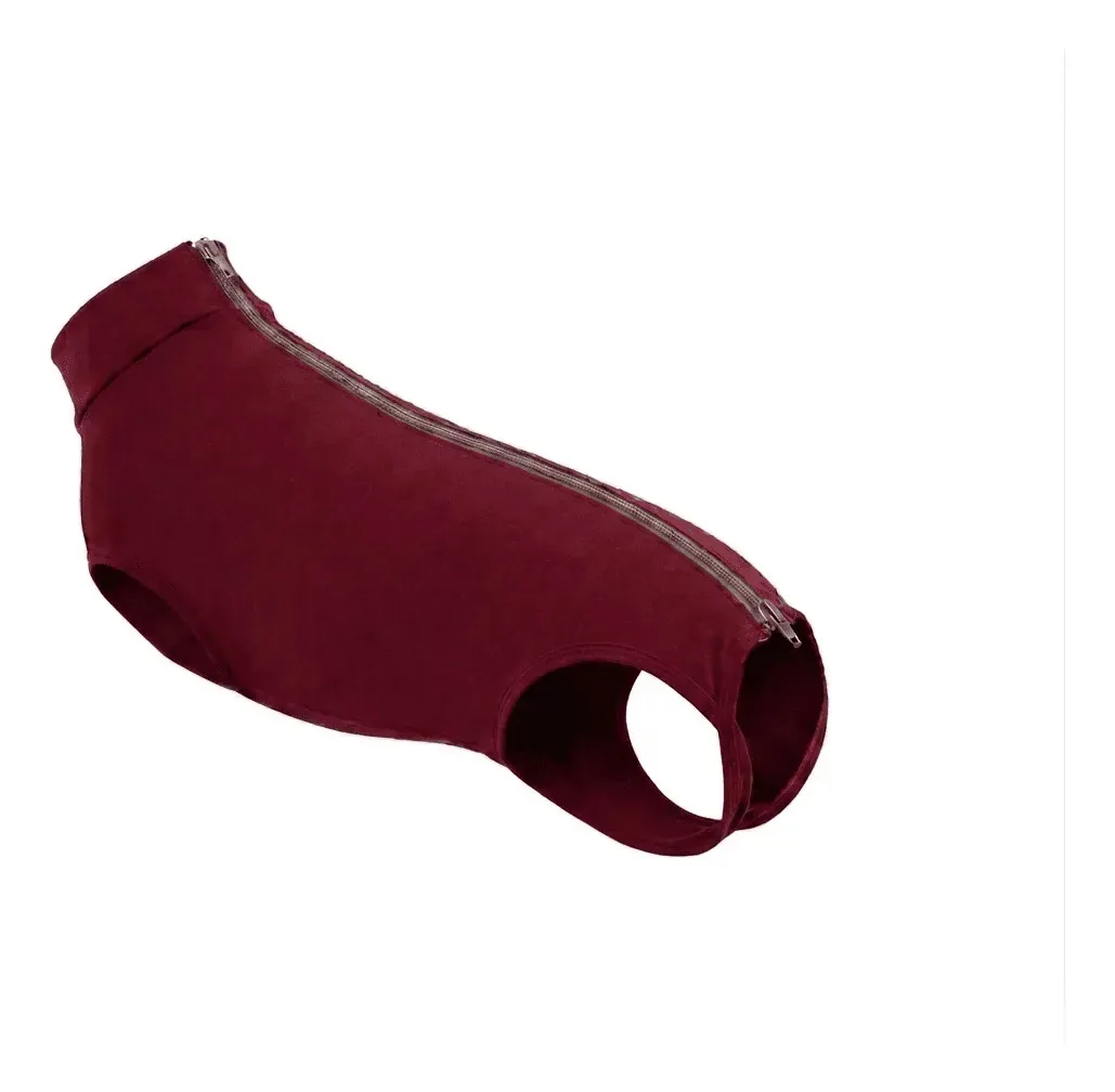 Roupa Pós Cirúrgica Cachorro Macho Fêmea Nospet Bordô N°0