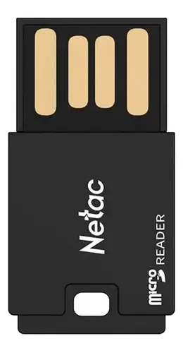 Adaptador Cartão De Memória Micro Sd Usb 2.0 Netac Preto