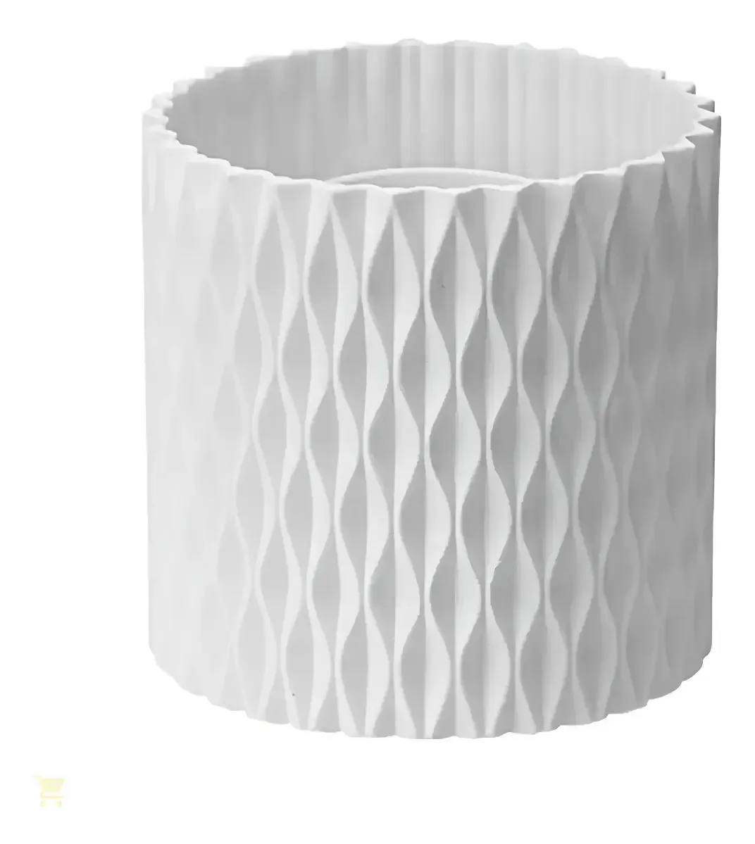 Porta-pinceis Giratório 360° Pincéis De Maquiagem 5 Divisòri Branco