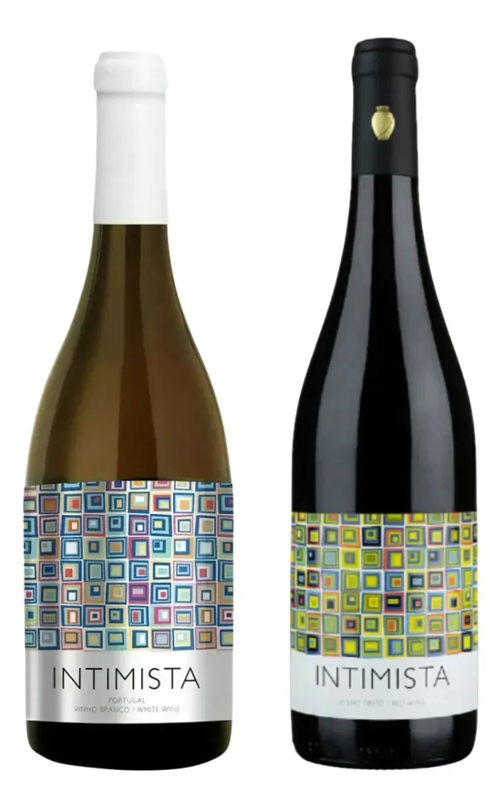 Kit 2 Vinhos Português Intimista Branco E Tinto 750ml