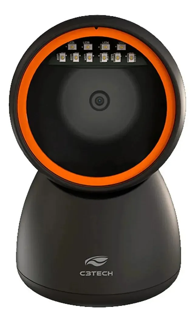 Leitor De Código De Barras C3tech 1d/2d Usb Lb-d210 Preto