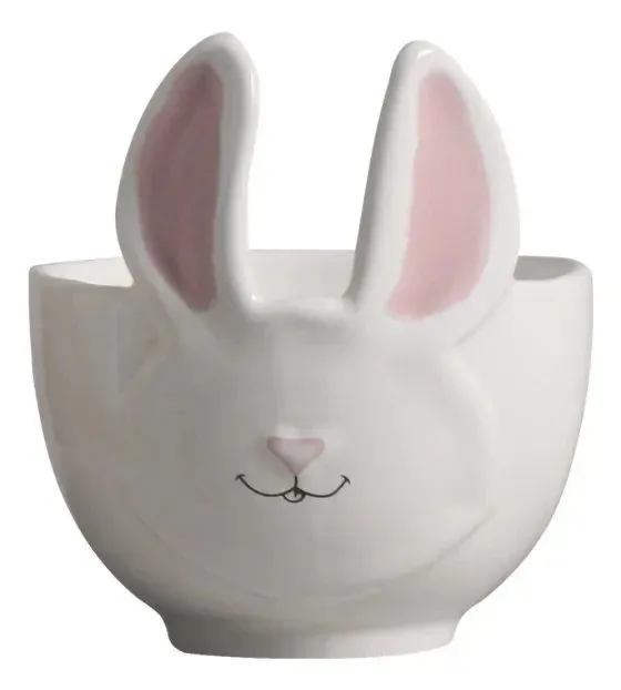 Bowl Encanto De Orelhas 700ml Páscoa Scalla Cerâmica Tigela