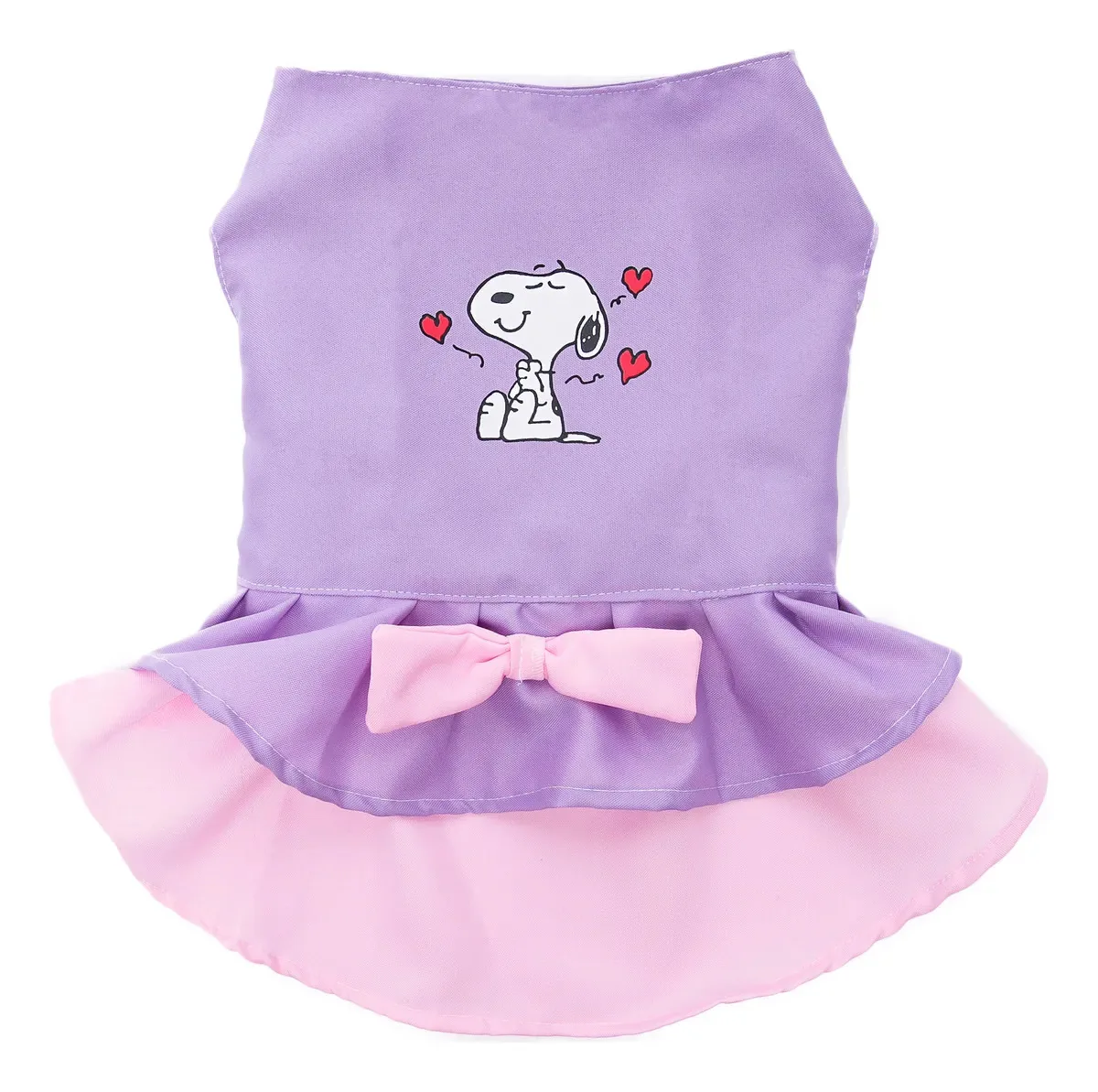Vestido Para Cães Snoopy Love Lilás Tamanho M