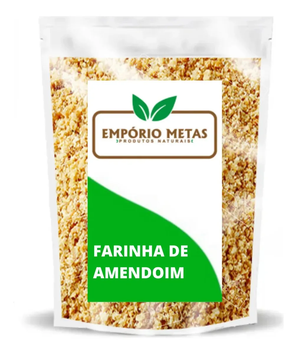 Farinha De Amendoim 1kg Empório Metas