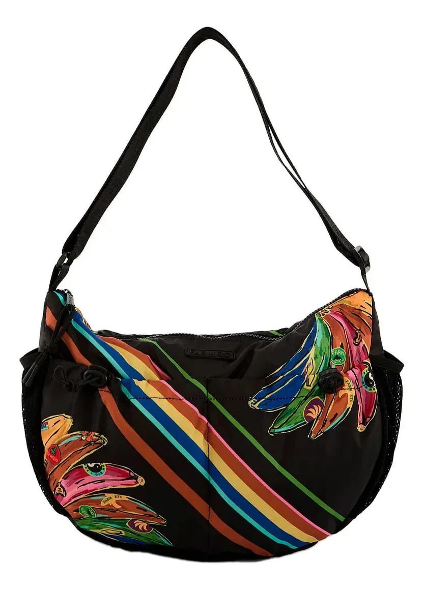 Bolsa Banana G Banana Patch Listra - Farm Etc Preto Banana Patch Listra