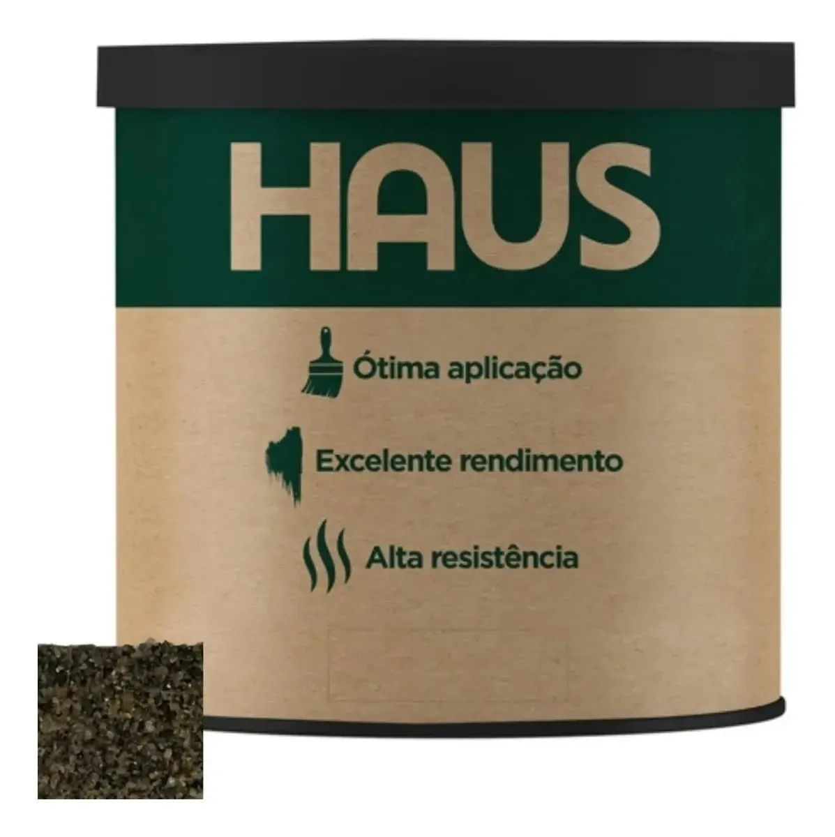 Textura Revestimento Acrílico Pedras Naturais Haus Cor Esmeralda
