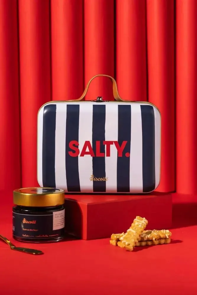 Lata Salty 250g | Biscoitos De Parmesão | Biscoitê