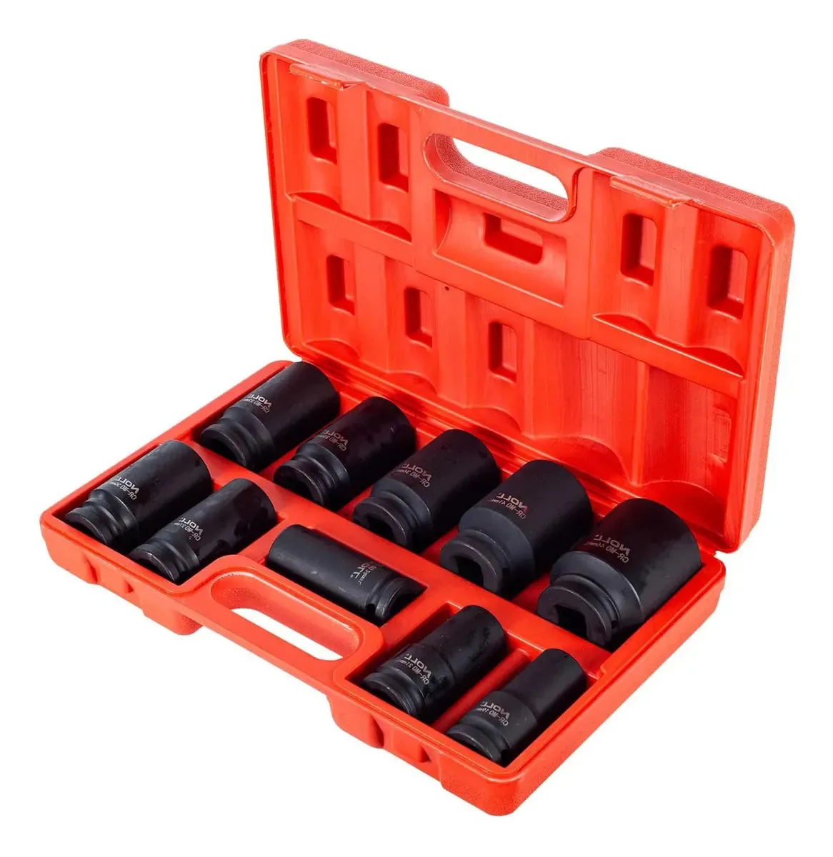 Jogo Soquete Sextavado De Impacto Longo 3/4'' 10 Peças Noll