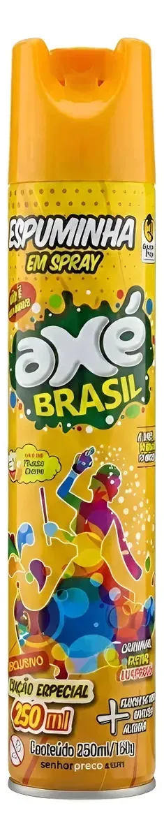 24un Espuma Spray Neve Artificial Carnaval 250ml Festa Axé