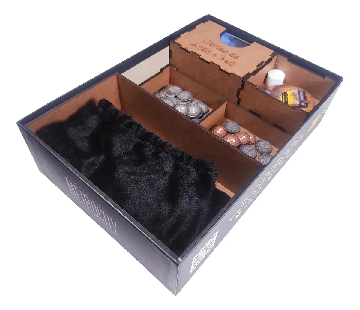 Organizador (insert Mdf) Para Quartz - Bucaneiros Jogos