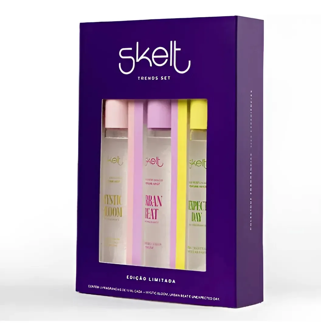 Mini Body Splash Skelt Trend Set C/3 Fragrâncias