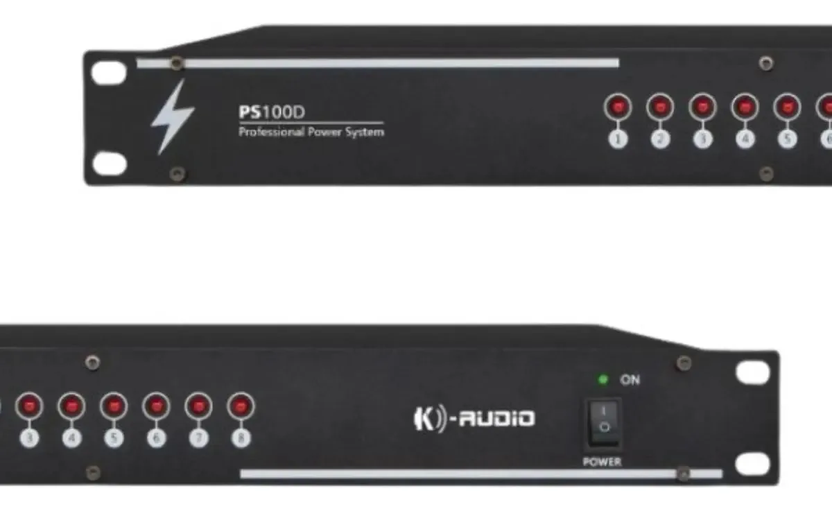 Régua De Energia K-audio Ps 100d Profissional Preto