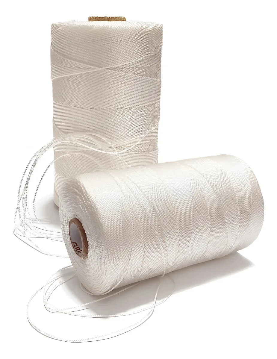 Linha Branca Para Costura De Telas E Artesanato Kit 2 Pçs Branco