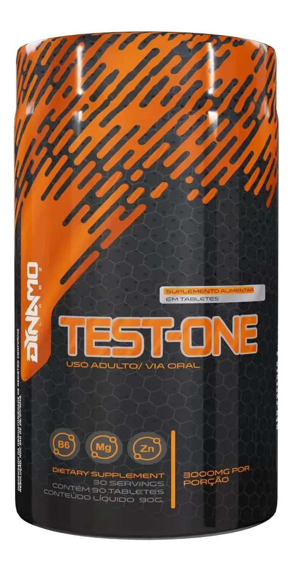 Test-one 90 Tabletes Dynamo Labz - Sem Sabor Sem Sabor