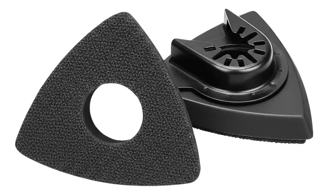 Base Suporte Para Lixa Triângular 80mm Dobb Compatível Com Ferramenta Multifunção