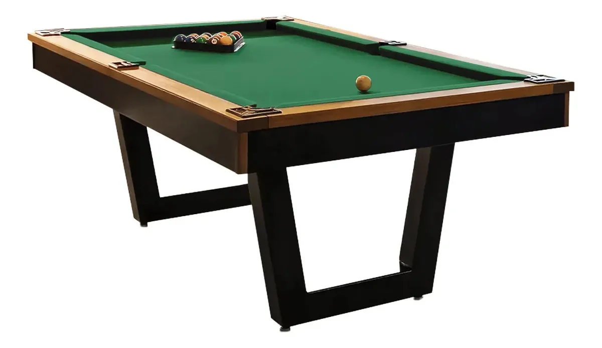 Mesa De Sinuca/bilhar - 2,00x1,10 Tecido Verde