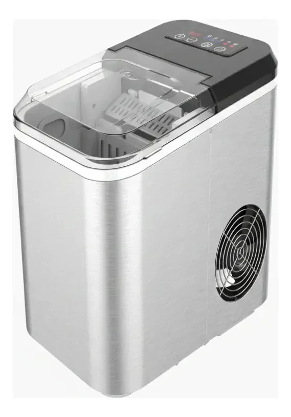 Máquina De Gelo Gelo Rápido E Fácil 15kg Cesto E Pá Inox