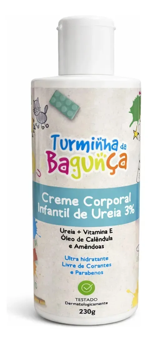 Creme Corporal Infantil De Ureia 3% - Turminha Da Bagunça