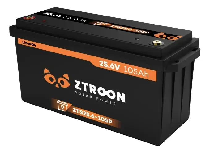 Bateria De Lítio 25.6v 105ah 2,68kwh Ztroon Zts25.6-105p