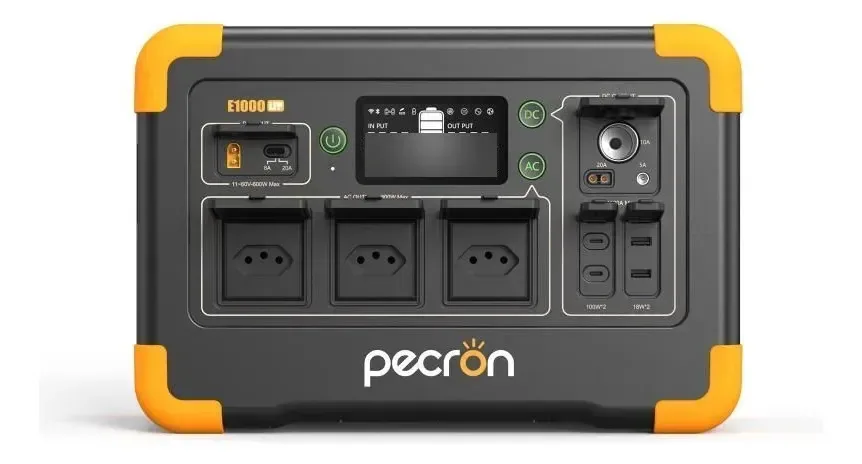 Estação De Energia Pecron E1000 - 1024wh | 1.800w | 220v