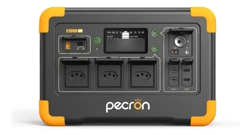 Estação De Energia Pecron E1000 - 1024wh | 1.800w | 110v