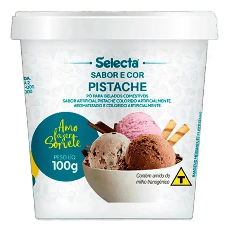 Base Gelado Pistache 100g Selecta