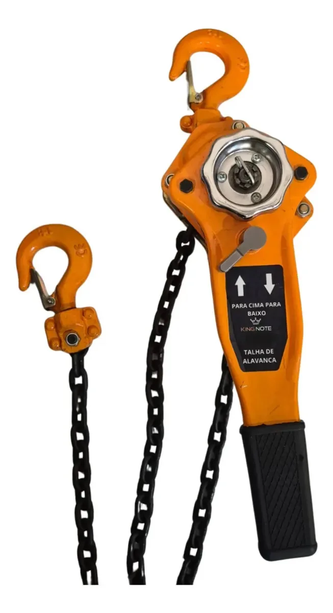 Talha Manual Com Alavanca 1 Ton 1,5m Elevação King Note