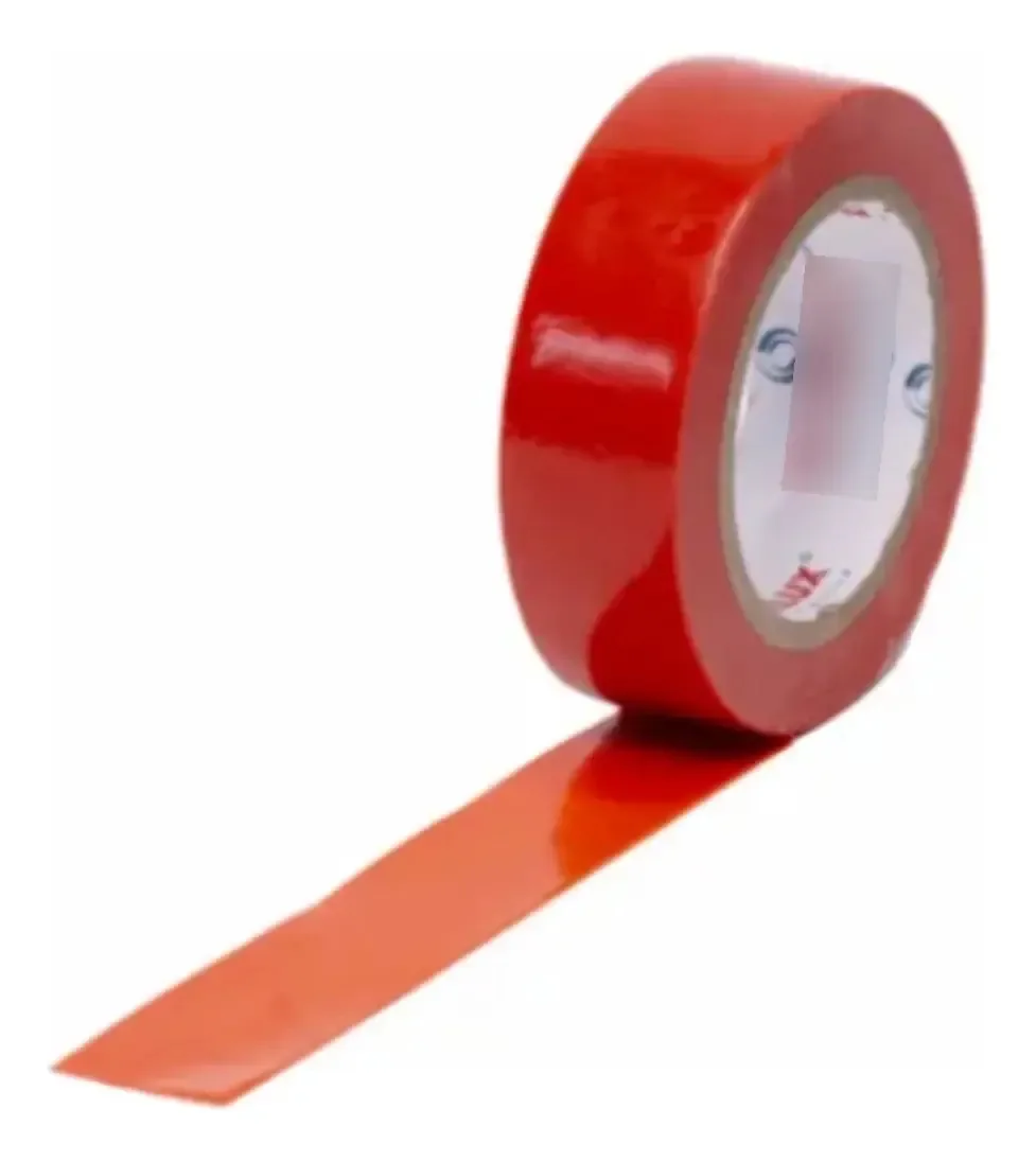 Fita Isolante Decorlux Vermelha de PVC para Eletricidade