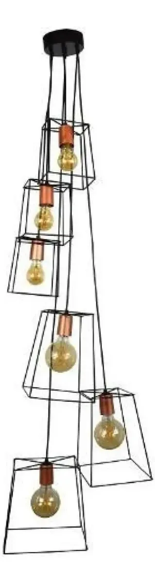 Lustre Pendente Caracol Aramado Design Moderno