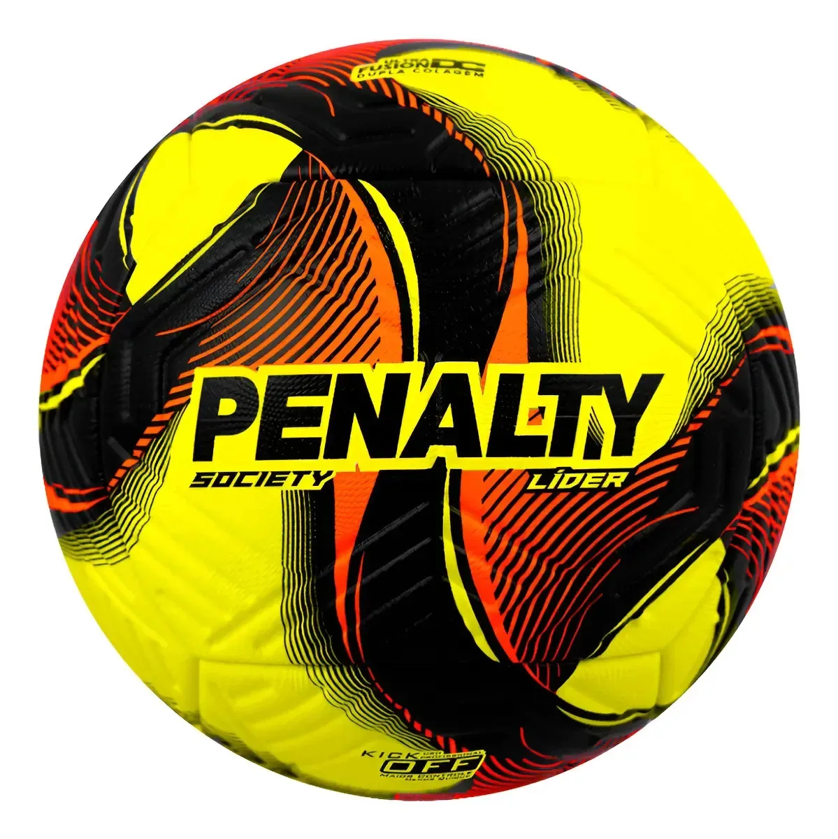 Bola De Futebol Lider Penalty Futebol Profissional Amarelo/preto/laranja