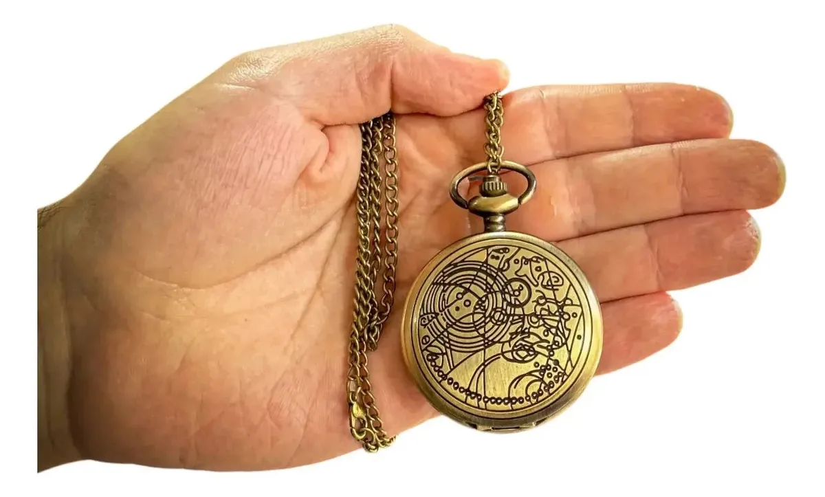 Relógio De Bolso Doctor Who Vintage Estilo Clássico Retrô