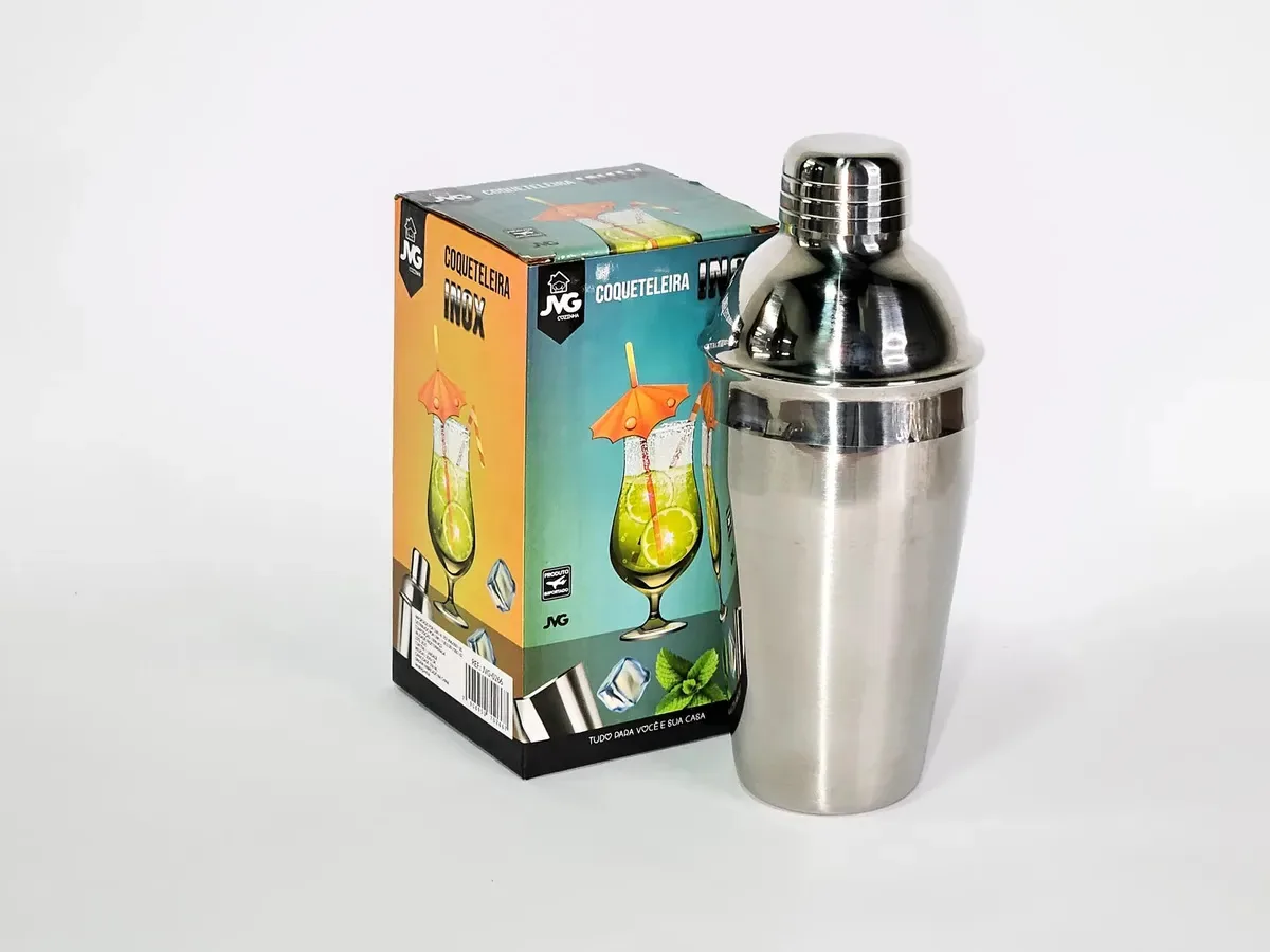 Coqueteleira De Inox 550ml Profissional Para Drinks - Jvg Inox
