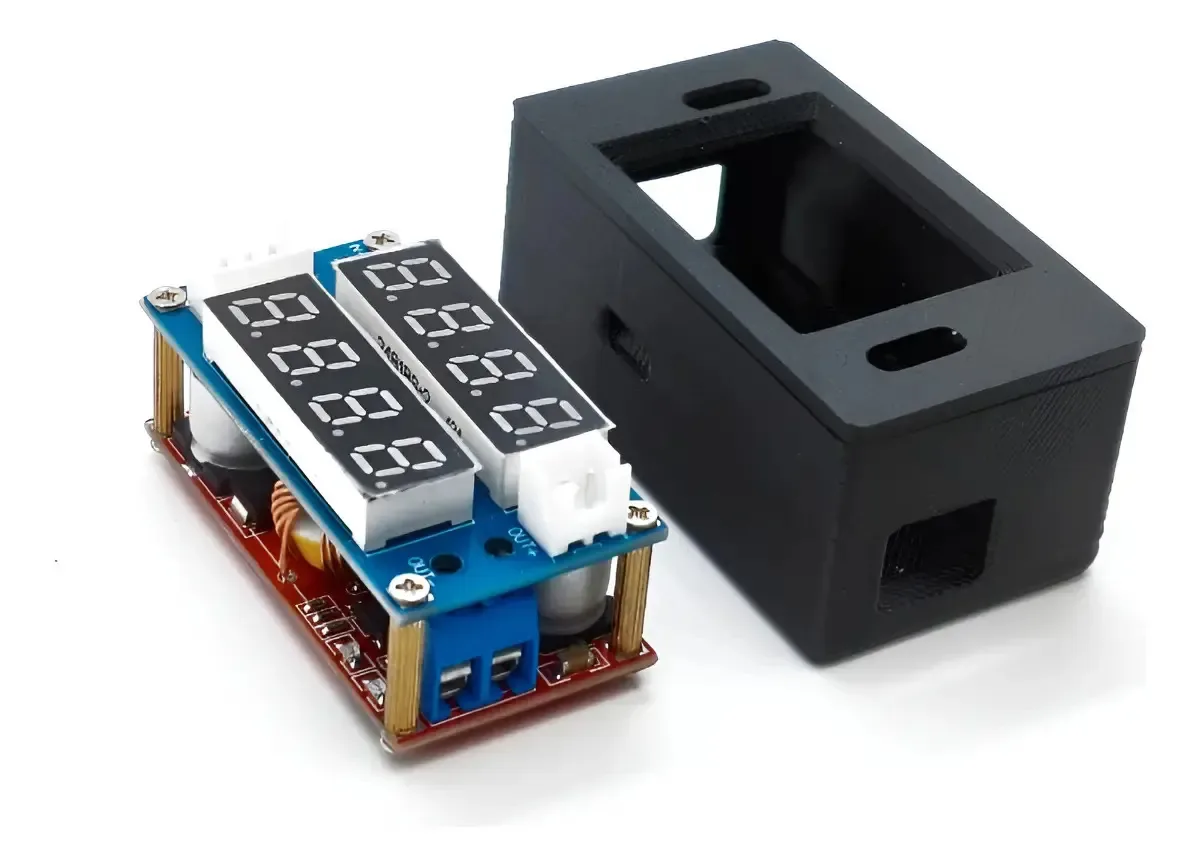 Conversor Step Down Xl4015 5a Tensão Corrente + Case 3d