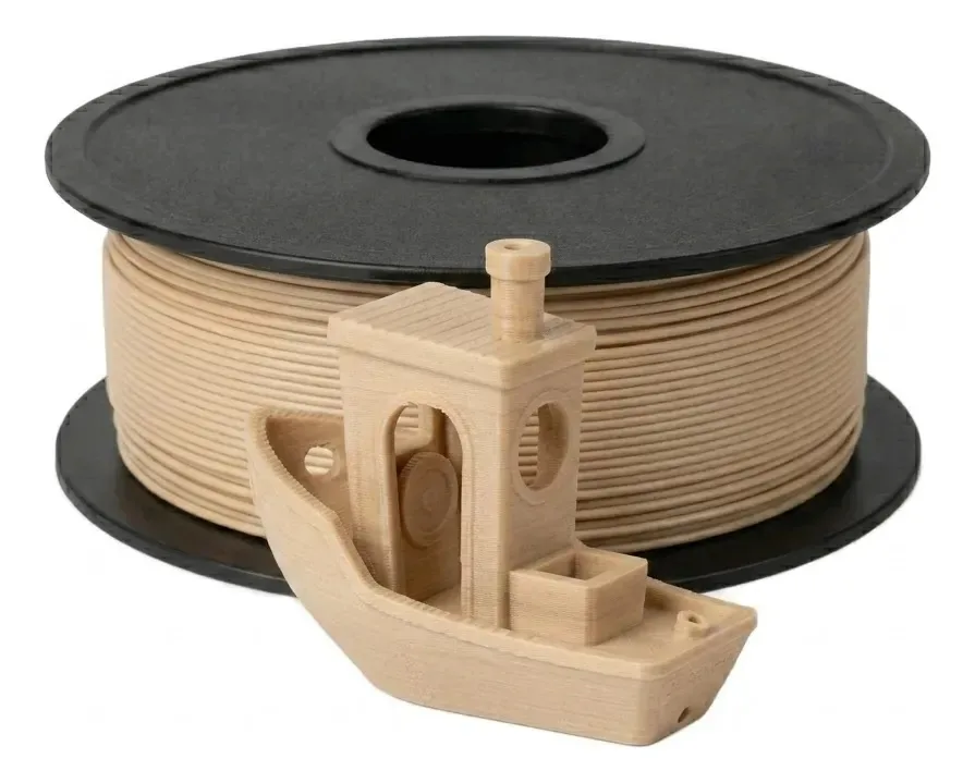 Filamento Impressão 3d 1kg 1,75mm Pla Qualidade Cor Amadeirado