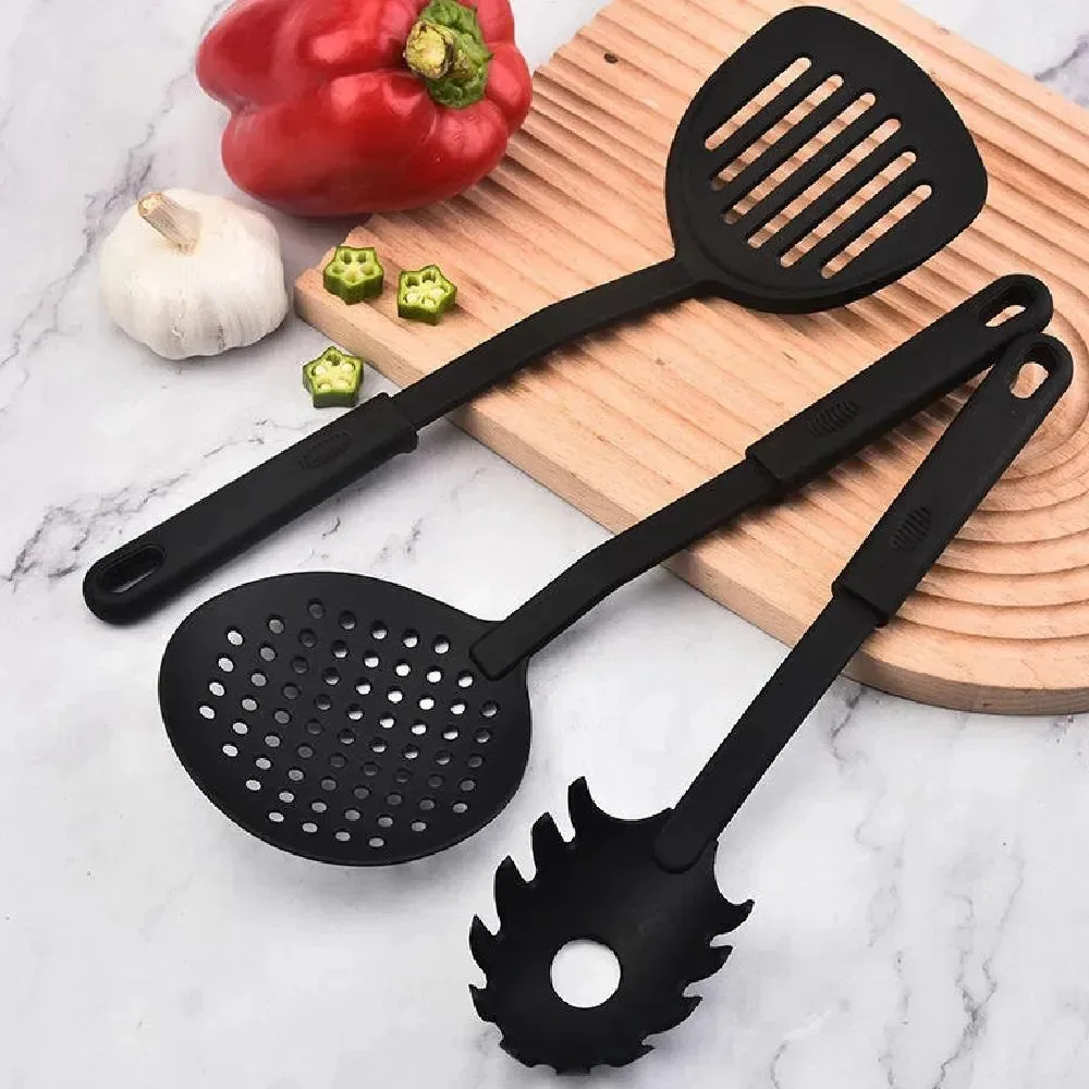 Kit 6 Utensilios De Cozinha Silicone Jogo Completo Colher Co